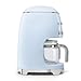 SMEG 1950's Retro Style Coffee Maker Machine (Pastel Blue)