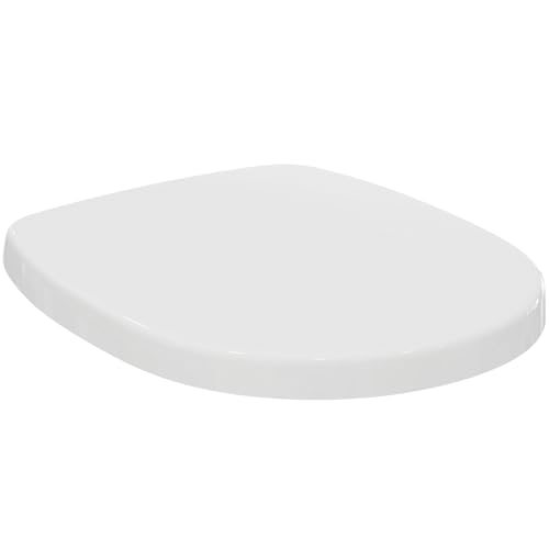 Ideal Standard – Connect WC-Sitz, Wrapover Design, Rund, mit Absenkautomatik (Softclose), Quick-Release-Funktion für einfache Reinigung, aus robustem