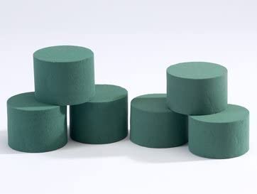 3 X 6 Ideal Round Cylinder Wet Foam. Florist Floral Craft Flowers/Floristry Design & Displays
