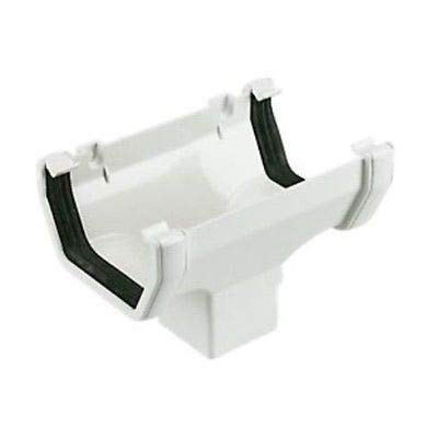 Brett Martin Running Outlet for 114mm Squarestyle Gutter System White BR055W