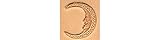 Tandy Leather Moon Face Craftool� 3-D Stamp 88504-00