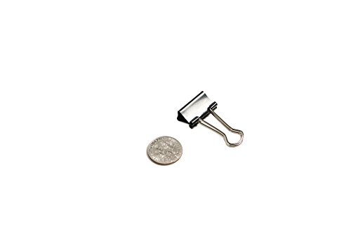 Starrey Binder Clips - 19mm Black Metal Paper Clamps 40 pcs- 3/4 inch Paper Clips Pack of 40 pcs