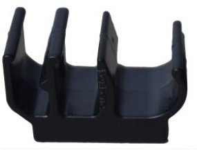 (10 pk) Black Self Adhesive Pencil Pen and Marker Holder Adhesive Clip - Best Mount Organizer to Stick on nightstand, Junk Drawer, Clutter Cabinet, Bedside, etc. - Great for Kitchen, Craft Room, etc.