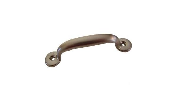 P 107bn Brushed Nickel Cabinet Or Drawer Pull Handle Antique