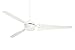 kathy ireland HOME Loft 60 Inch Ceiling Fan | Indoor/Outdoor Fixture with 3 Weather Resistant Blades | Modern Industrial Design with 4-Speed Motor and Wall Control, Appliance White