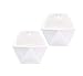 Nattol Geometric Wall Planter, Hanging Planters and Hanging Vase for Succulent, Cactus and Air Plants, Set of 2, Whitethumb 1