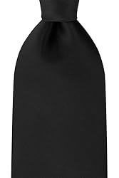 KissTies Mens Apple Red Tie Solid Wedding Necktie