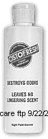 Ostofresh Liquid Deodorant, Ostofresh 8 oz, (1 EACH, 1 EACH)