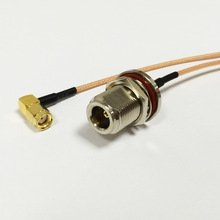 RP-SMA Male Right Angle Switch N Female Jack Cable RG316 Fast Ship 15CM 6