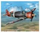 Azur Bloch MB152C1 Red and Yellow Stripes Airplane Model Kit (1/32 Scale)
