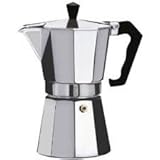 12 Cup Italian Style Expresso Coffee Maker for Use on Gas Electric and Ceramic Cooktops