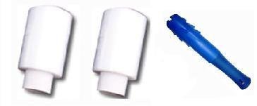 2 Rolls Clear Standard Core Mini Hand Pallet Stretch Wrap Cling Film With Free Dispenser 100mm x 150m x 17mu by Ei-Packaging