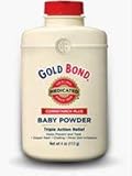 Gold Bond Medicated Baby Powder Cornstarch Plus - 4 oz, Pack of 6