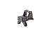 Trijicon RM06-C-700676 RMR Type 2 Adjustable LED Sight, 3.25 MOA Red Dot Reticle with RM35 ACOG Mount, Black