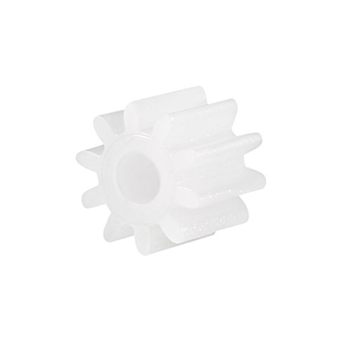 uxcell 50Pcs 092A Plastic Gear Toy Accessories with 9 Teeth for DIY Car Robot Motor