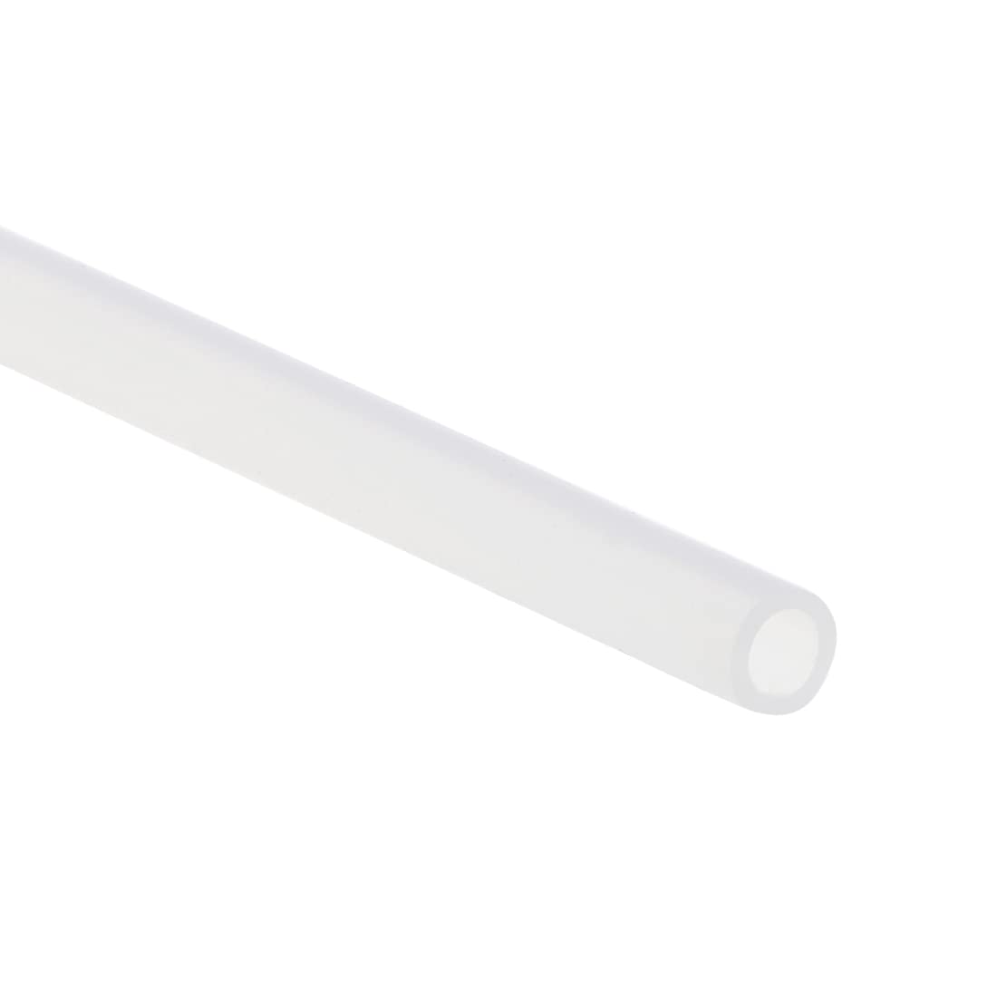 sourcing map Silicone Tubing, 5mm ID x 7mm OD 1.5m Rubber Tube Air Hose Water Pipe for Pump Transfer Translucent