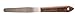 Albion Engineering Company 258-5TPS Classic Tapered Spatula, Stainless Steel, Hardwood Handle, 1/2