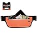 KEGE Multiple Color Slim Reflective Running Belt Fanny Pack, Bounce Free Water Resistant Exercise Workout Pouch Lightweight Waist Pack Gym Phone Holder for All Kinds of Phones