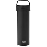 ESPRO P0 Ultralight Double Walled Stainless Steel Vacuum Insulated Coffee French Press, 16 Ounce, Matte Meteorite Black