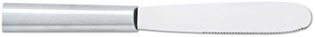 RADACutlery Super Spreader Knife (R113), 5.38" Stainless Steel Hollow Ground Blade, Made in USA, Silver Handle