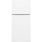 Frigidaire FFTR2045V 30 Inch Wide 20 Cu. Ft. Top Freezer Refrigerator with Crisper Bins and LED Lights - White