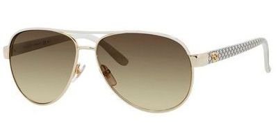 Gucci Sunglasses - 4239 / Frame: Ivory Lens: Brown Gradient