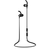 Bluetooth Headset Stoon Best in Ear Headphones Sweatproof Wireless Earphones for Running Clear Bass Resonance Noise Cancelling Earbuds with Mic & Stereo for iphone, iPad, Android-Black