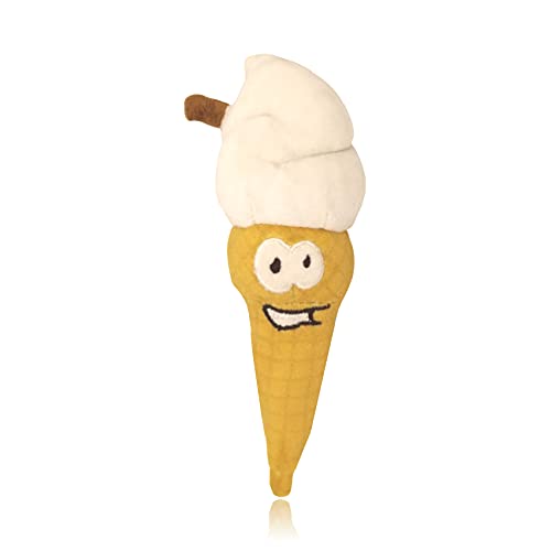 Bone Pet Company Ice Cream Soft Squeak dog toy, soft plush cute dog toys