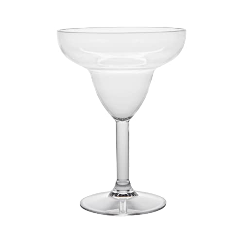 Unbreakable Stemmed Margarita Glasses, 12oz 100 Tritan Shatterproof