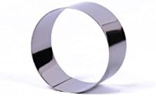 Calder INOX 18/10 Smooth Round Cookie Cutter, 10 cm Diameter-4 cm Height, Steel, Silver