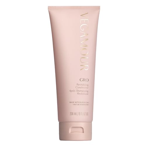 VEGAMOUR GRO Revitalizing Conditioner, Karmatin™ Peptide & Marula Oil | Strengthens Strands, Reduces Breakage, Lightweight, Vegan & Cruelty-Free