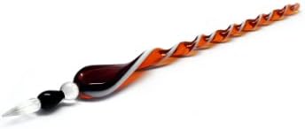 Vintage Handmade Glass SIGNATURE PEN Elegant Crystal dip sign Pen Gift ZB17