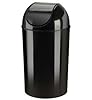 Umbra Grand 10-Gallon Waste Can, Black