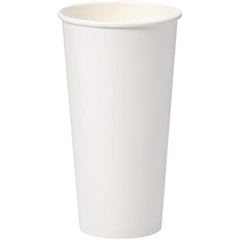 AmazonBasics Compostable PLA Laminated Hot Paper Cup, 20 oz, 250-Count