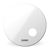 Evans EQ3 Resonant Smooth White Bass Drum Head, 20