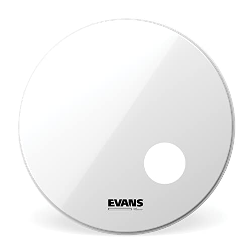 Evans EQ3 Resonant Smooth White Bass Drum Head, 20