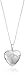 Amazon Collection Sterling Silver Double Hearts Locket Pendant Necklace, 18