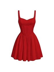 Verdusa Women's Backless Sweetheart Neck Sleeveless