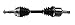 GSP NCV73503 CV Axle Shaft Assembly - Left Front (Driver Side)