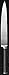 Ginsu Gourmet Chikara Series Forged 2-Piece Japanese Steel Carving Knife Set – Cutlery Set with Stainless Steel Kitchen Knife and Fork,
