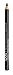 NYX PROFESSIONAL MAKEUP Slim Eye Pencil, Eyeliner Pencil - Black Brown