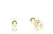 Honolulu Jewelry Company 14K Real Yellow Gold Polished Round Ball Stud Earrings (3mm - Yellow Gold)