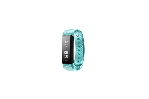 Fitness Tracker ID115 HR, Boofab Activity Tracker with Heart Rate Monitor Watch, IP67 Waterproof Smart Wristband with Calorie Counter Watch Pedometer Sleep Monitor for Kids Women Men (Mint Green) - Thumbnail 2