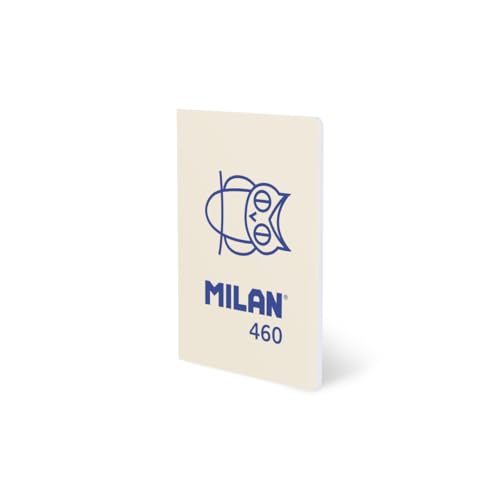 MILAN Cahier A5 agrafé, papier ligné, 24 feuilles de 95 g/m², collection 460since 1918, beige
