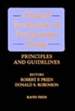 Clinical Evaluation of Psychotropic Drugs : Principles and Guidelines, , 0781701430