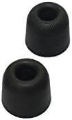 Gadgetzan Memory Foam Earphone In-ear Earbud Earpad Sponge Replacement Covers (Black-M)
