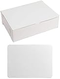 Made in USA Recycled White Kraft Cake Box