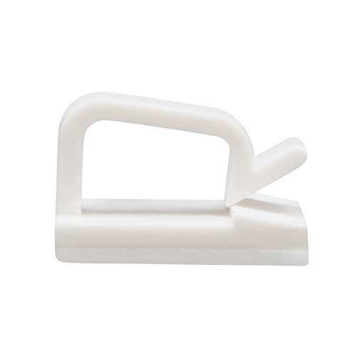 Adhesive Cable Clips, 100PCS Segarty Wire Cable Clips Adhesive Cable Clips, Wire Management Wire Cable Holder Clamps Cable Tie Holder for Car, Office and Home - Thumbnail 4