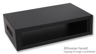 HAMMOND RCBS1900313BK1 RACK CABINET, DESKTOP, 3.5IN, STL, BLK