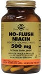 Solgar No-Flush Niacin 500 mg Vegetable Capsules (Vitamin B3) (Inositol Hexanicotinate) 100